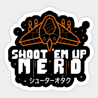 Shoot 'Em Up Nerd (Jp) Sticker